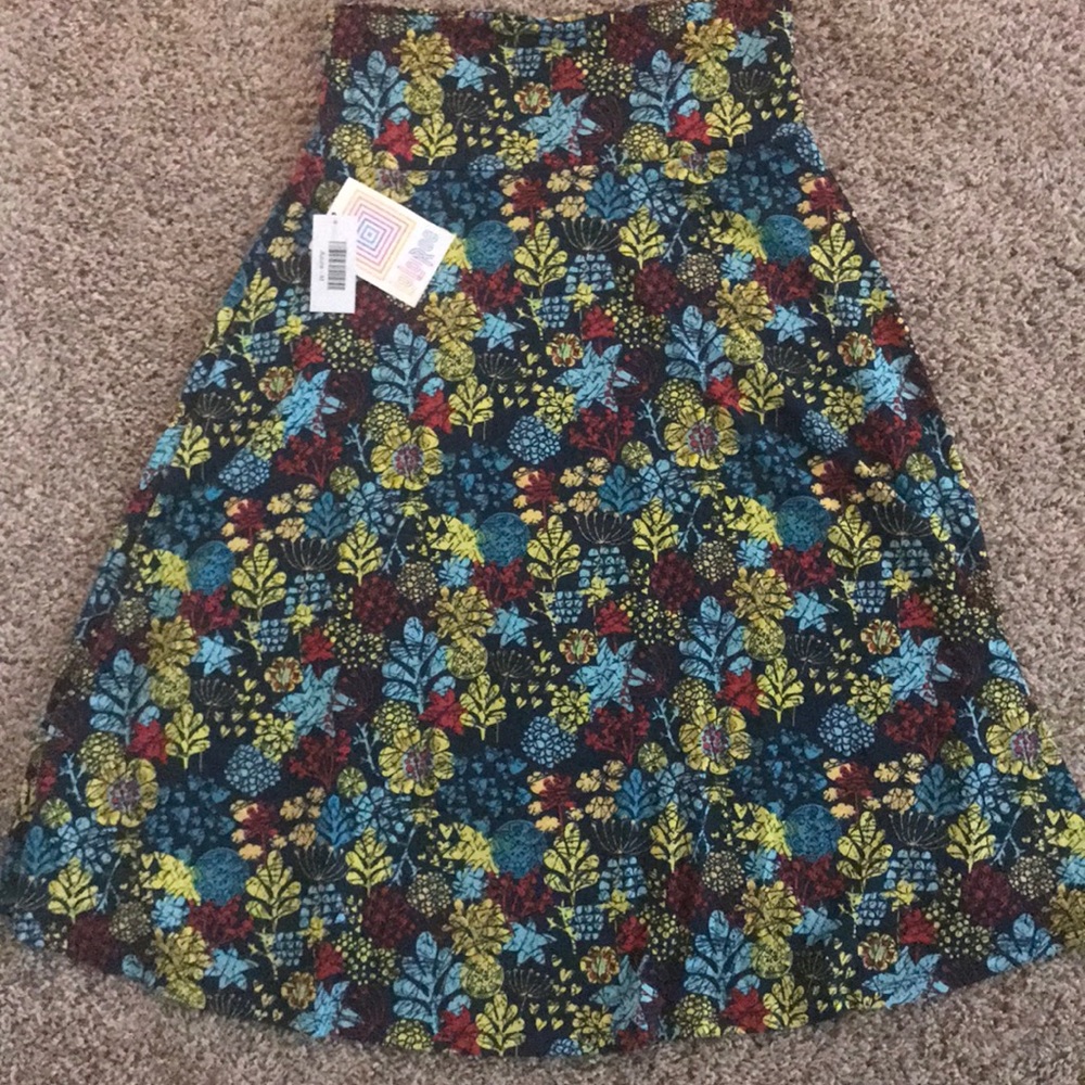 NWT azure lularoe skirt